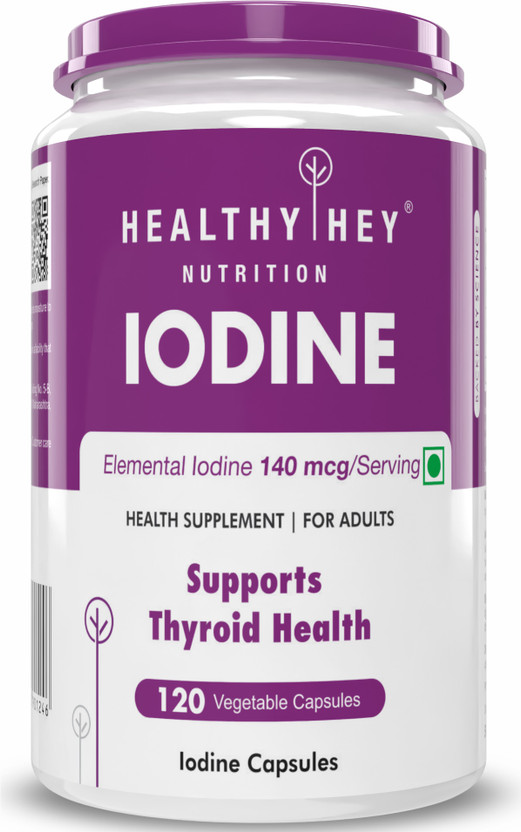 HealthyHey Nutrition Iodine 140 mcg(120 No)