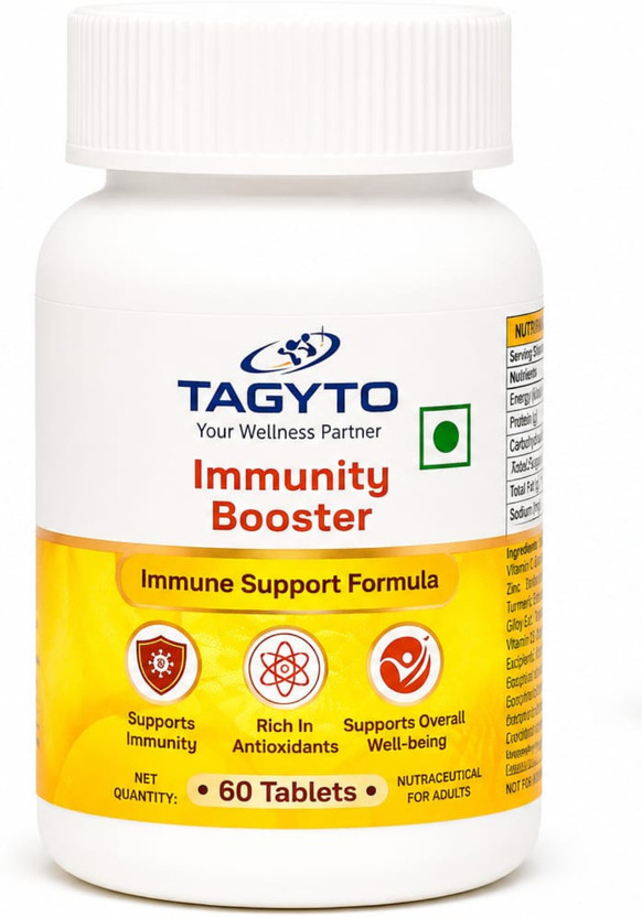 TAGYTO TAGYTO Immunity Booster Tablets with Vitamin C, Zinc & Antioxidants, Amla Extract(60 Tablets) - Flipkart Deal