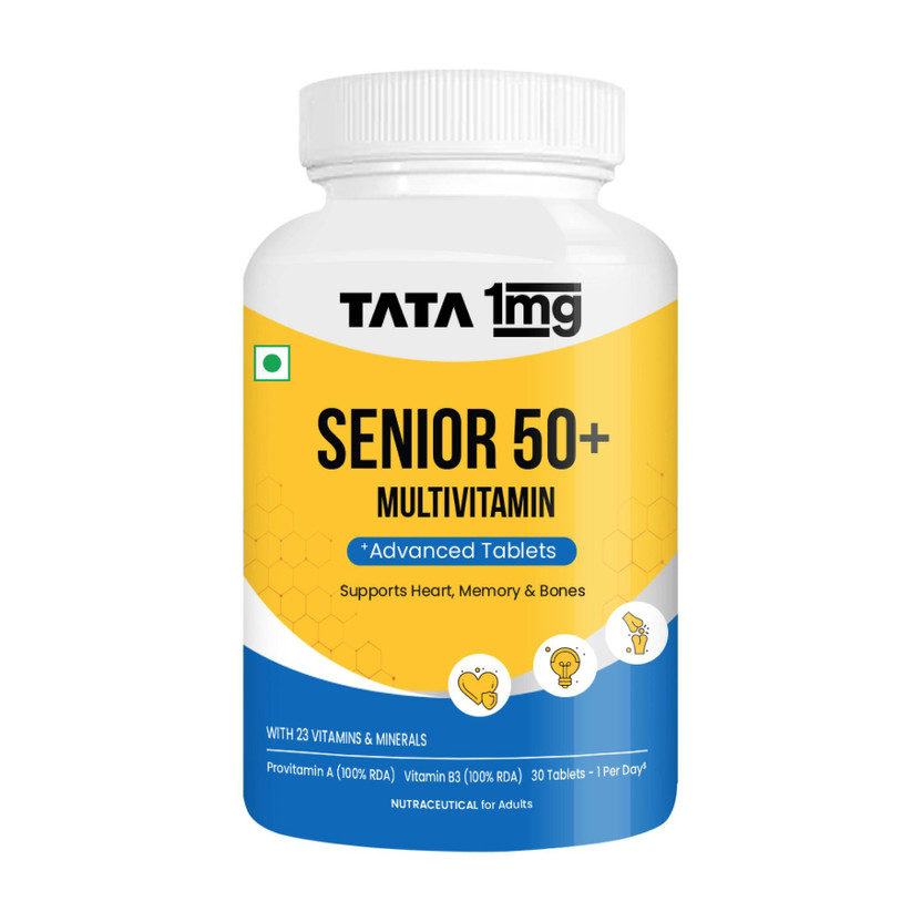 TATA 1mg Senior 50+ Multivitamin & Multimineral(30 Tablets)