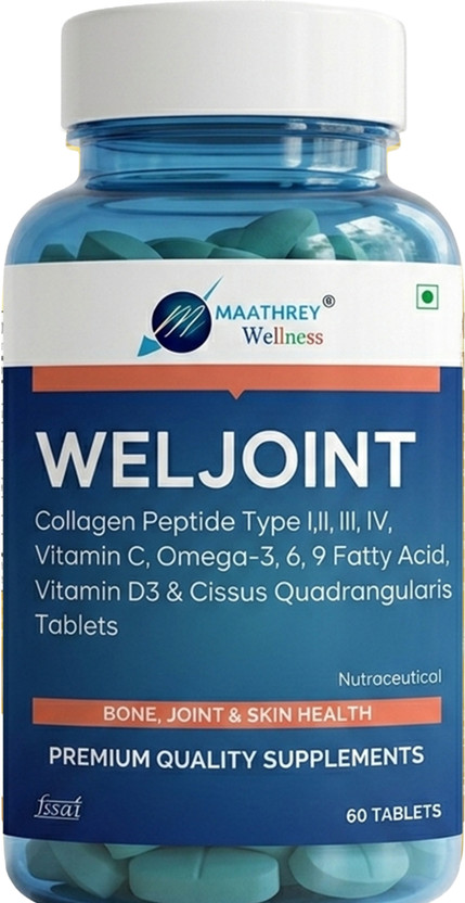 MAATHREY MAATHREY Wellness Weljoint Tablets – For Joint, Bone & Skin Health(60 Tablets) - Flipkart Deal