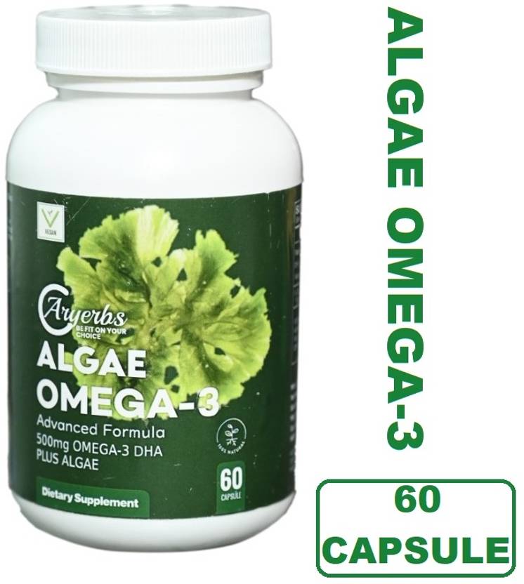 Aryerbs ALGAE OMEGA3 DHA PLUS ALGAE Advance Formula 550mg+ Be Fit On