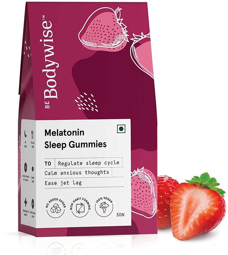 Bodywise Melatonin Sleep Gummies Helps Regulate Sleep Cycle