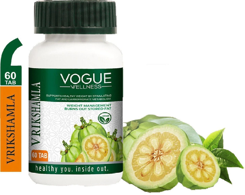 Vogue Wellness Vrikshamla Tablets, Weight Management, Fat Burner, Improved Metabolism(60 Tablets)
