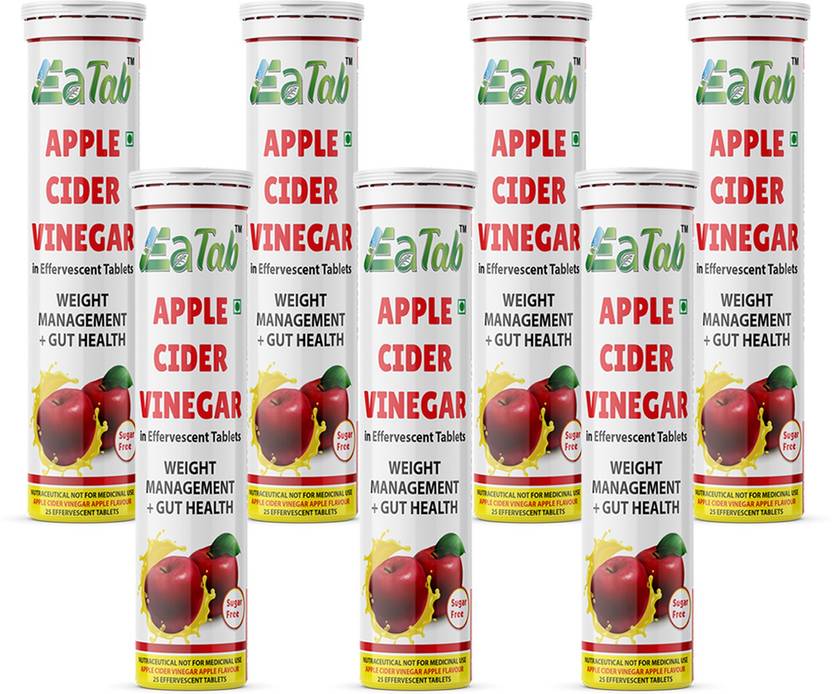 EaTab Apple Cider Vinegar In 175 Effervescent Tablets With Vitamin B12