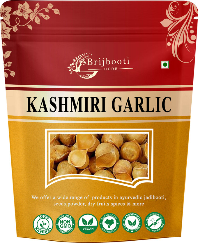 BrijBooti Kashmiri Garlic (Lehsun) |Pure & Natural Organic Clove Garlic(100 g)
