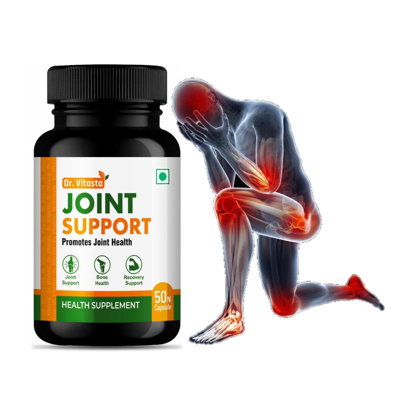 Dr Vitasta Joint Support Ayurvedic for Joint Pain Relief(50 Capsules)