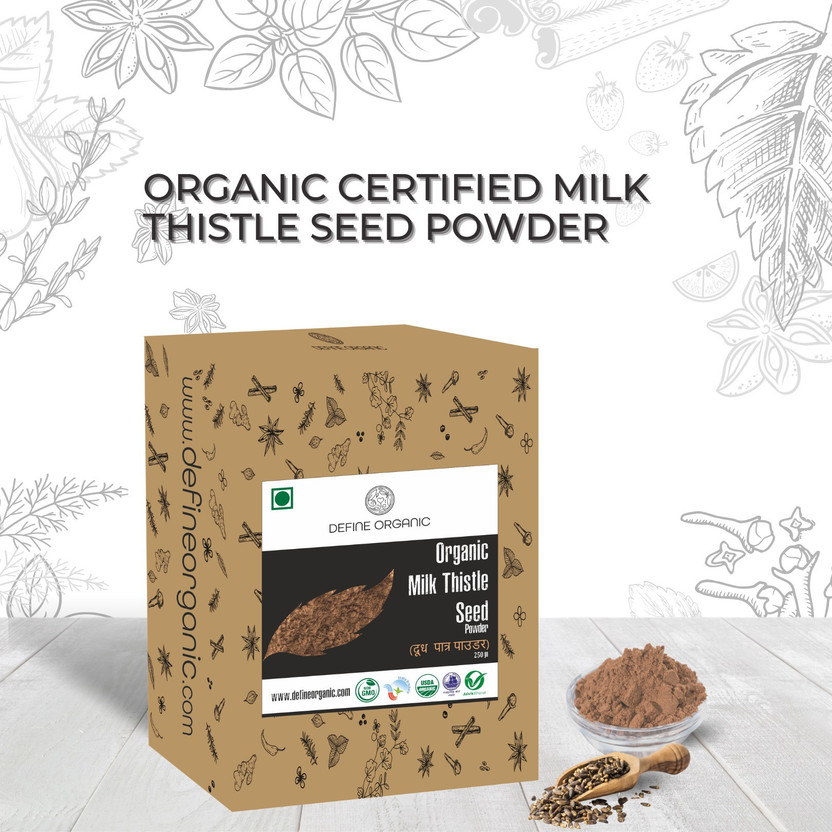 Organic Milk Thistle - Pure Seed Powder Excipient Free - Triple Action Liver Supplement Detoxify Protect Strengthen 120 Vegan Capsules High Strengh French Expertise Nutrimea - View #2