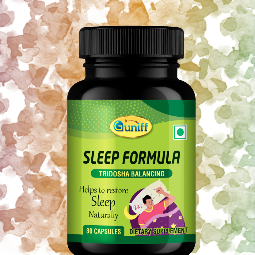Guniff Guniff Advanced Sleep Aid Capsules for Relaxation Healthy Sleep Cycle(30 Capsules) - Flipkart Deal