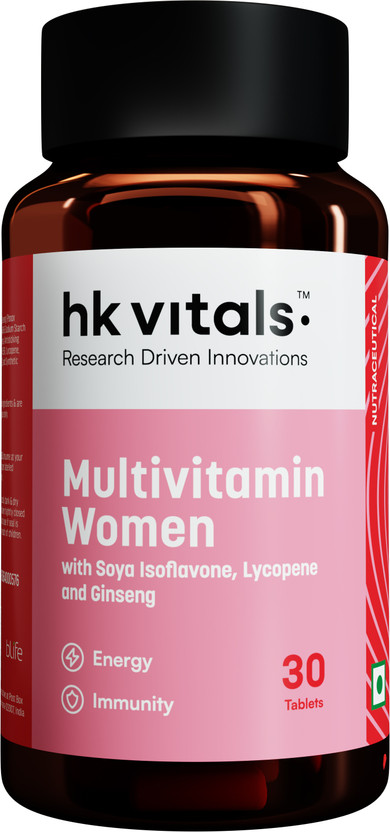 hk vitals Multivitamin Women, Boosts Energy, Stamina & Skin Health(30 Tablets)