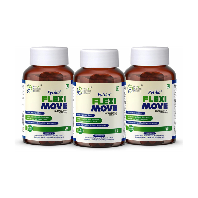 FYTIKA MOVE to Support Your Bone, Joint, and Cartilage Health (Pack of 3)(3 x 60 Tablets)