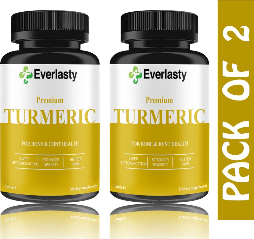 Everlasty TURMERIC Tablets, CURCUMIN, CURCUMIN Tablets (K224) Price in