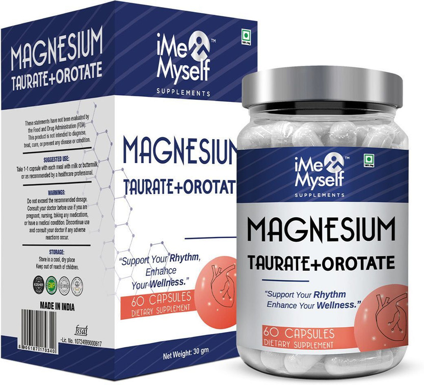 iMeMyself Magnesium Taurate+Orotate - 60 Caps(60 Capsules)