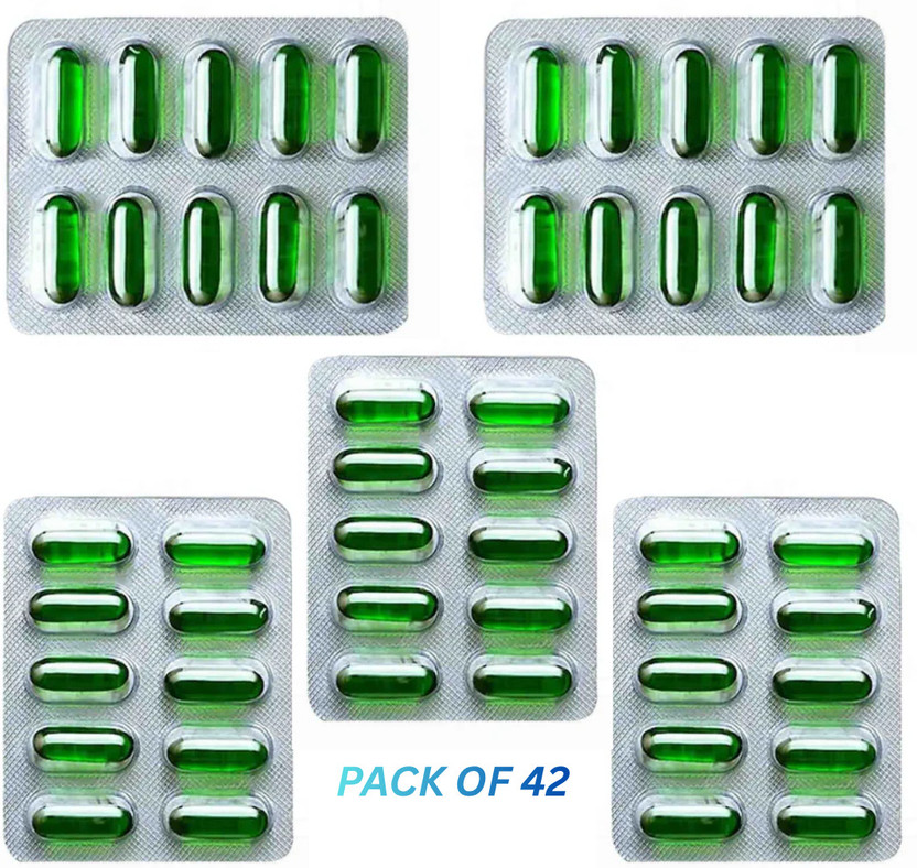 Zuuluzrs VITAMIN E CAPSULES 400MG PACK OF 42(42 x 10 Capsules)