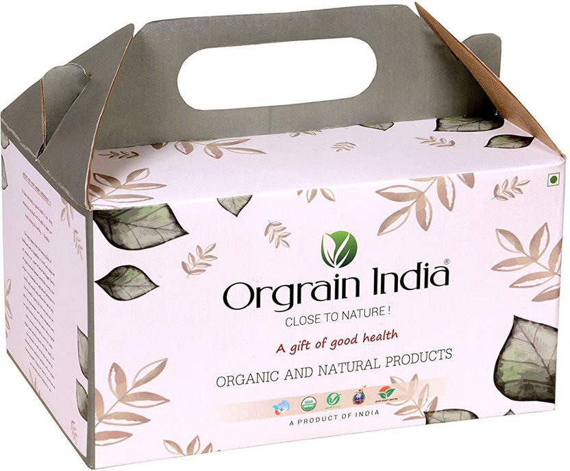Orgrain India Tulsi Green Tea,Turmeric Powder,Black Pepper,Ginger Root Powder,Chilli Powder(5 x 105 g)