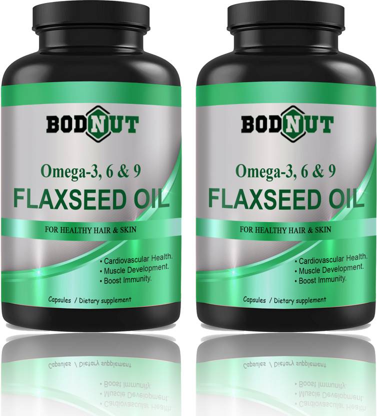 Bodnut Flaxseed extract Capsules Omega 369 (D244) Price in India Buy