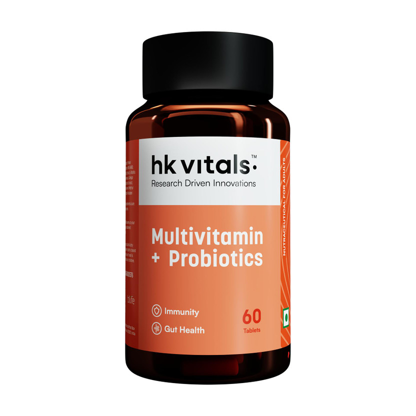 hk hk vitals Multivitamin with Probiotics, Immunity and Gut Health(60 Tablets) - Flipkart Deal