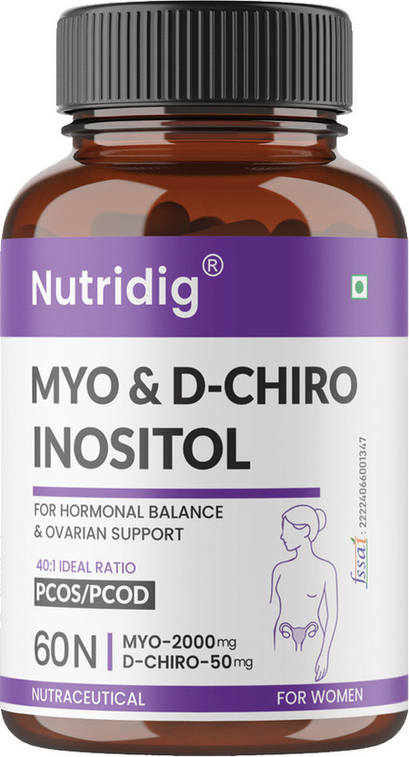 NUTRIDIG Myo and D - Chiro Inositol(60 Capsules)