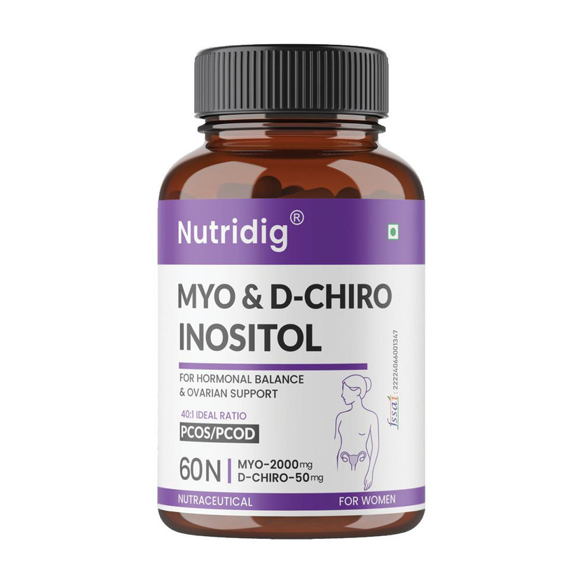 NUTRIDIG Myo and D - Chiro Inositol(60 Capsules)