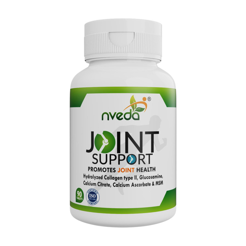 Nveda Nveda Joint Support 90 tablets for keeping Joints healthy containing Collagen Type 2, Glucosamine, Calcium and MSM(90 No) - Flipkart Deal