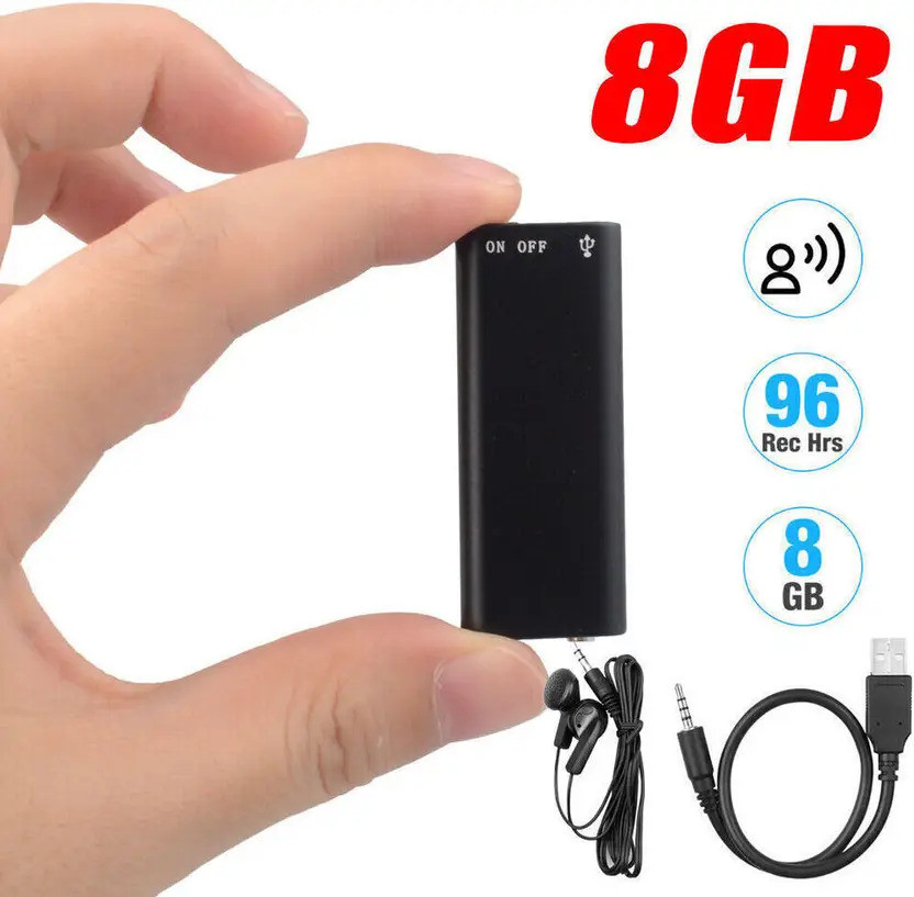 PERAMISYM Digital Audio Spy Tool – 8GB Voice Recording Storage 8 GB Voice Recorder(0 inch Display)