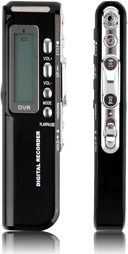 Safetynet Mini Digital Voice Recorder with Mini LCD Display Inbuilt 8GB MicroSD Card 8 GB Voice Recorder(1 inch Display)