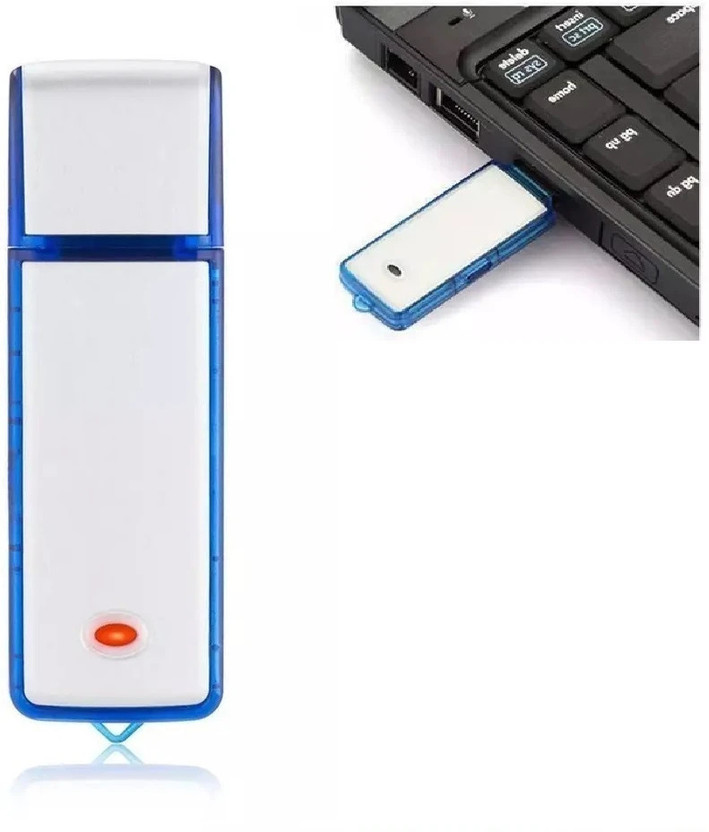 FREDI HD PLUS Spy Usb Voice Recorder Mini Inbuilt 8gb Storage, 7-8 Hours Battery Backup 8 GB Voice Recorder(0 inch Display)