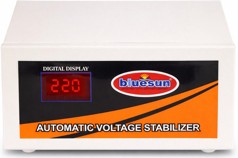 BLUESUN BLUE SUN 0.5 KVA 90-300V VOLTAGE STABILIZER FOR REFRIGERATOR, LED SMART TV STABILIZER(White)