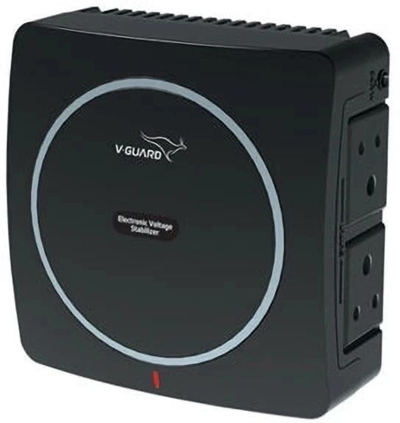 V-Guard NEO CRYSTAL (FOR 43" SMART/ LED TV) VOLTAGE STABILIZER (90V-290V)(Black)