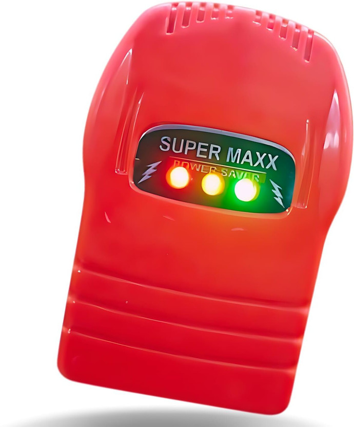Bajrayo Electric Power Saver Device Reduce Electricity Bill for Home Use Power saver Device for Home and office(Red)