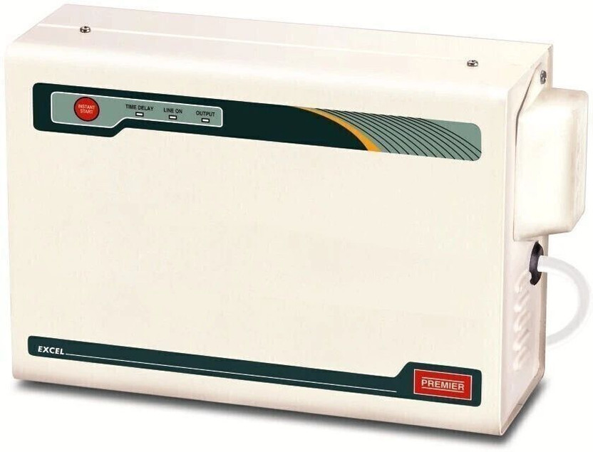 Premier 4 EXCEL 4 KVA AC STABILIZER BEST CHOICE 1.0 TON TO 1.5 TON INVERTER & NON INVERTER AC(White)