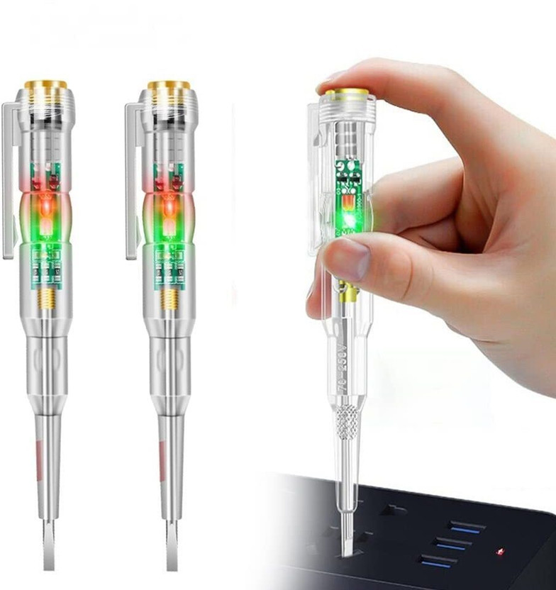 VRTREND Multifunction Dual LED AC-DC Light Tester Pen_VR2 Digital Voltage Tester