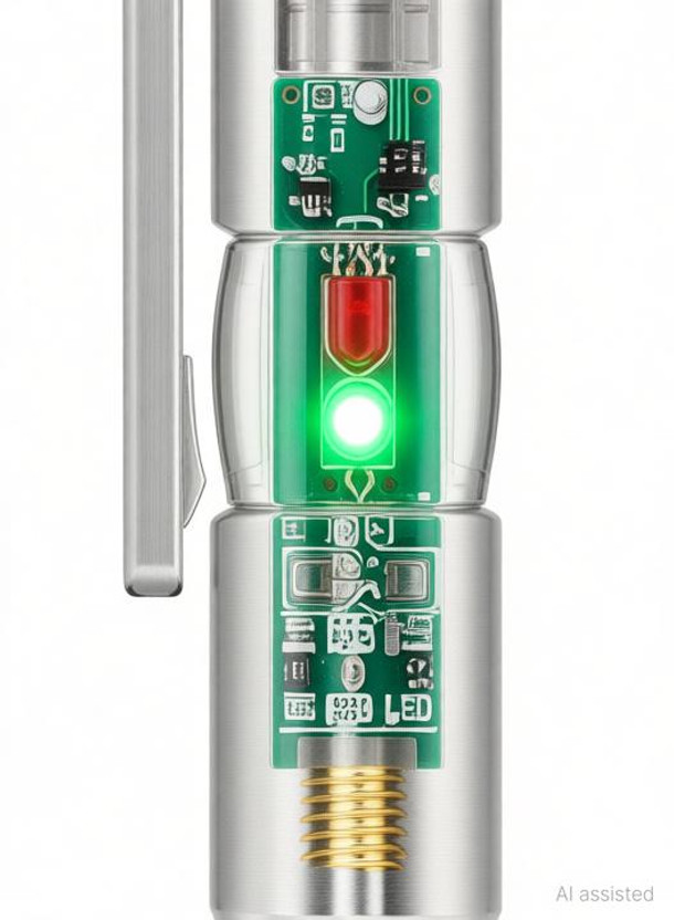 GARIHC ENTERPRISE Electrical Tester Pen Power Voltage Electricity with High Brightness LED Light Digital Voltage Tester