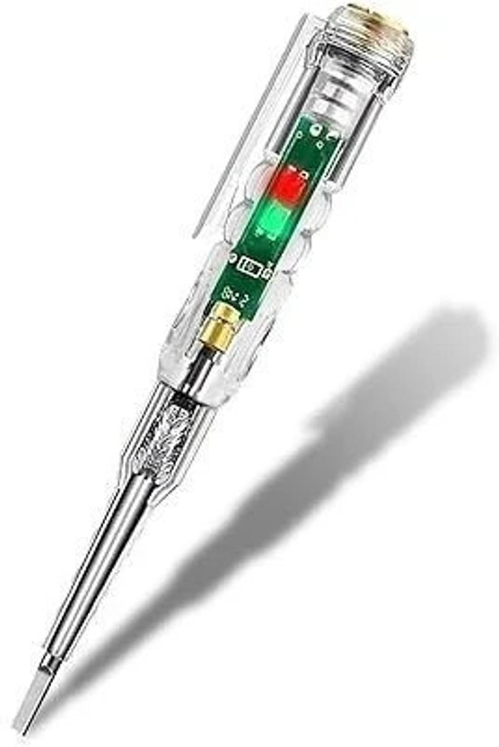 GARIHC ENTERPRISE Electrical Tester Pen Voltage Sensitivity Compact Pen Dual Color LED Light Digital Voltage Tester