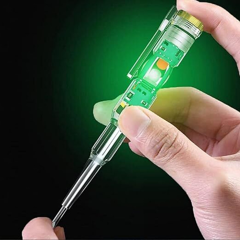 CRR RETAIL 1 Pcs Multi-function LED Test Pen with Screwdriver for Digital Voltage Tester