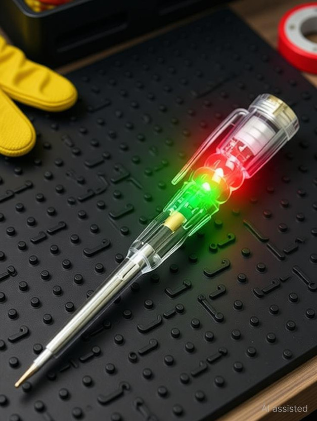 VRTREND Multifunction Dual LED AC-DC Light Tester Pen_VR11 Digital Voltage Tester