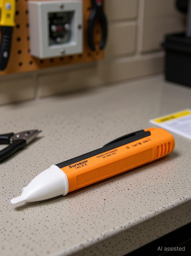 Aarjay Non-Contact AC Voltage Tester Alert Pen Volt Test Meter Detector Sensor 90~1000V Analog Voltage Tester