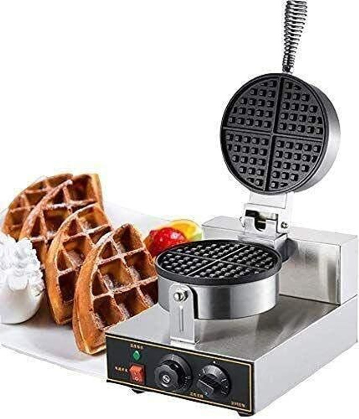 KHUSHI KHUSHI UDYOG Commercial Belgian Waffle Maker, Round Non-Stick Plates Waffle Maker - Flipkart Deal