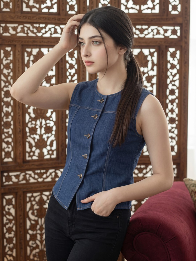PERFECT PERFECT PRODUCTIONS Solid Women Waistcoat - Flipkart Deal