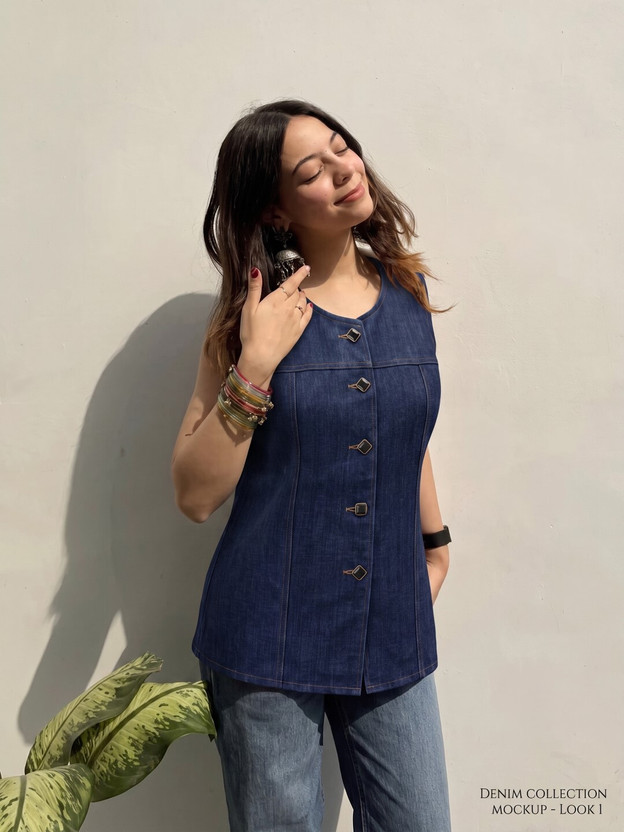 PERFECT PERFECT PRODUCTIONS Solid Women Waistcoat - Flipkart Deal