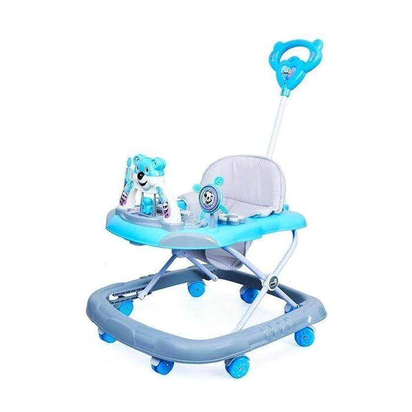 PANDA BABY PRODUCTS Musical Activity Walker With Parent Rod(Blue)