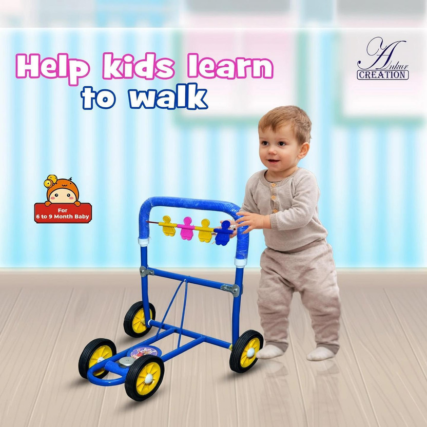 Ankur Creation Musical Activity Walker(Blue)