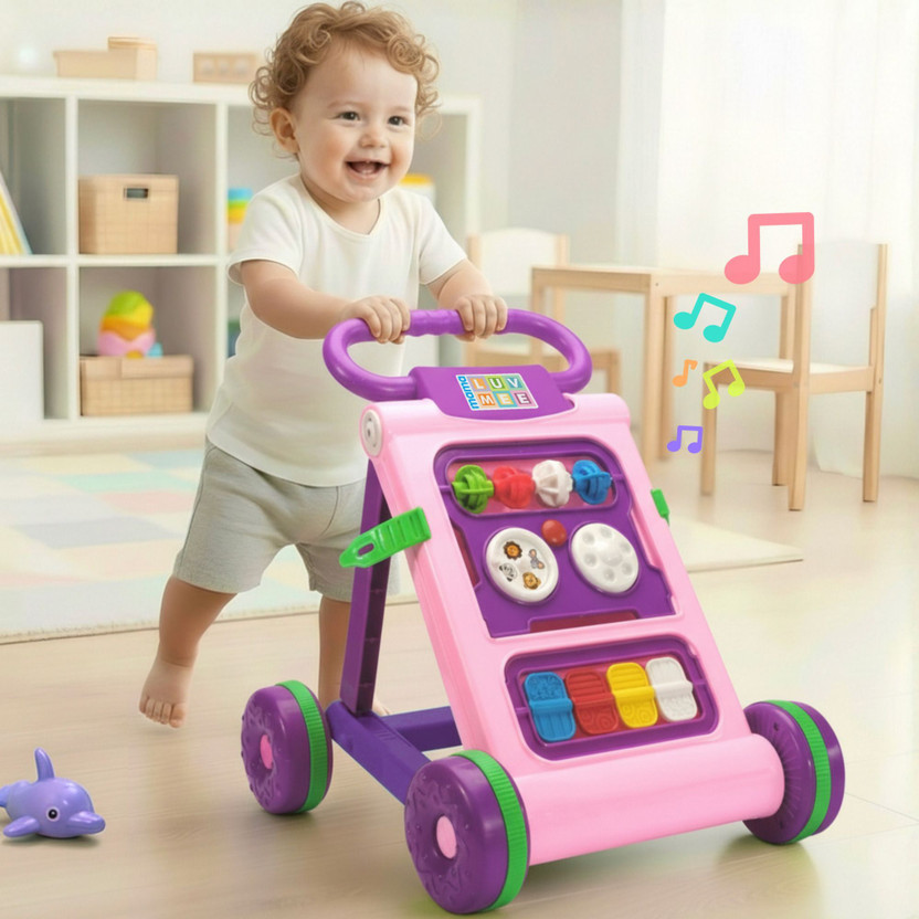 mama luv mee Musical Activity Walker(Pink)