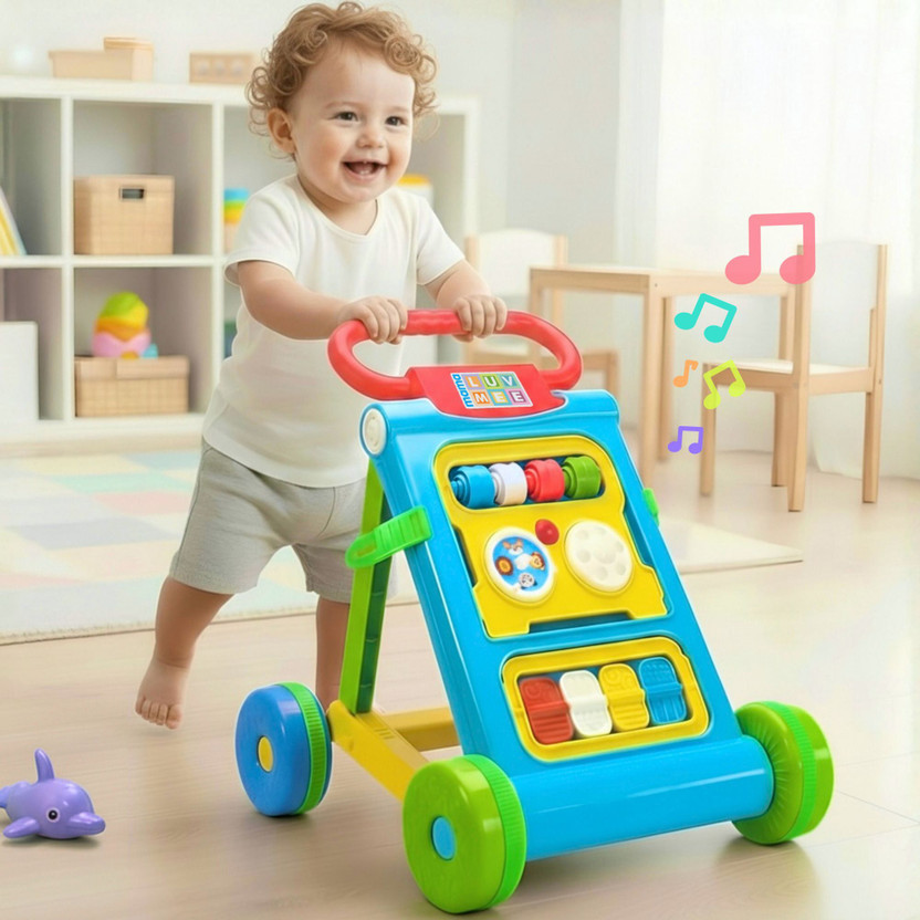 mama luv mee Musical Activity Walker(Blue)