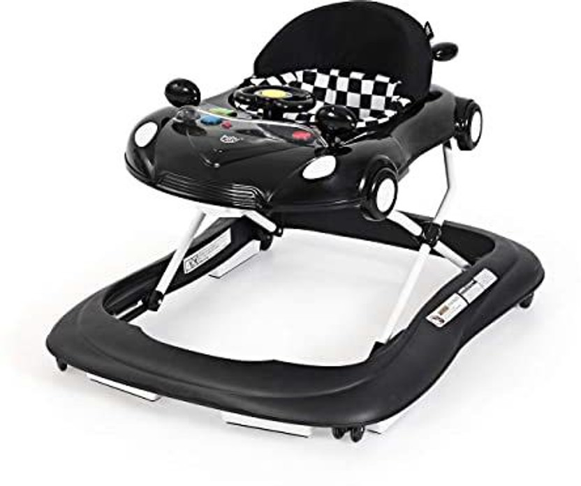 BUMTUM Musical Walker & Rocker With Parent Rod(White)