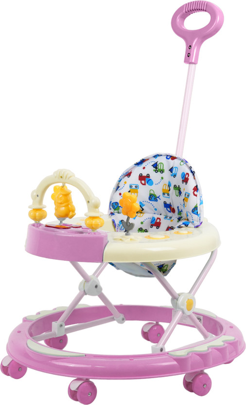 Little Funky Musical Activity Walker With Parent Rod(Pink)
