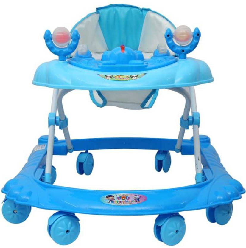 Kiddie Castle Musical Activity Walker(Blue)