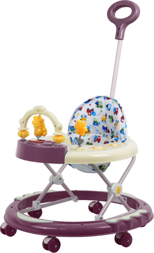 Little Funky Musical Activity Walker With Parent Rod(Maroon)