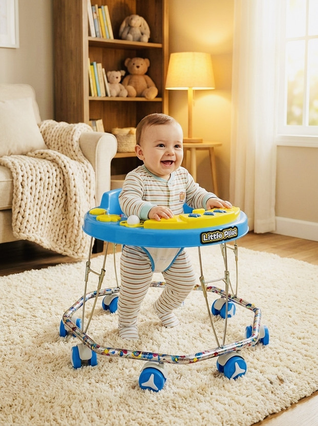 Little Little Pilot Musical Activity Walker(Blue) - Flipkart Deal