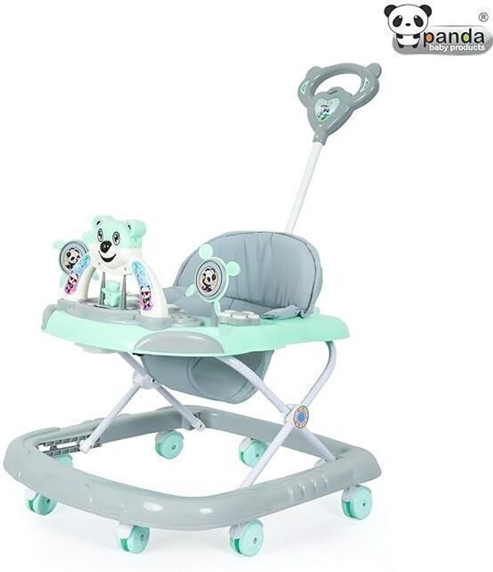 PANDA BABY PRODUCTS Musical Activity Walker With Parent Rod(Green)
