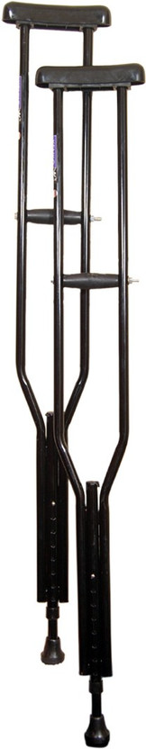 KENKO mobility All black 2pcs ultralight auxiliary underarm crutch walking stick Walking Stick